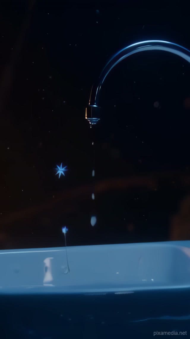 Faucet Drips Liquid Constellations - Water & Liquid AI stock